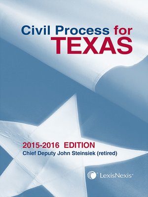 cover image of Civil Process for Texas